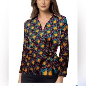 Cupcakes and Cashmere wrap for pattern top size medium